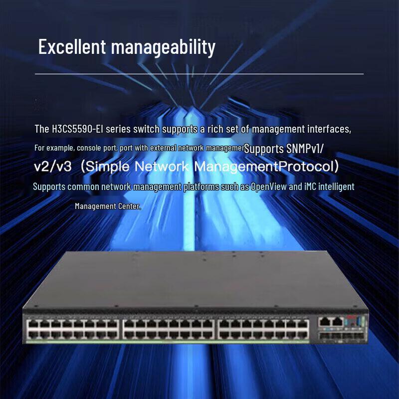 H3C S5590-48T4XC-EI-H3 Layer 3 Gigabit Ethernet Switch