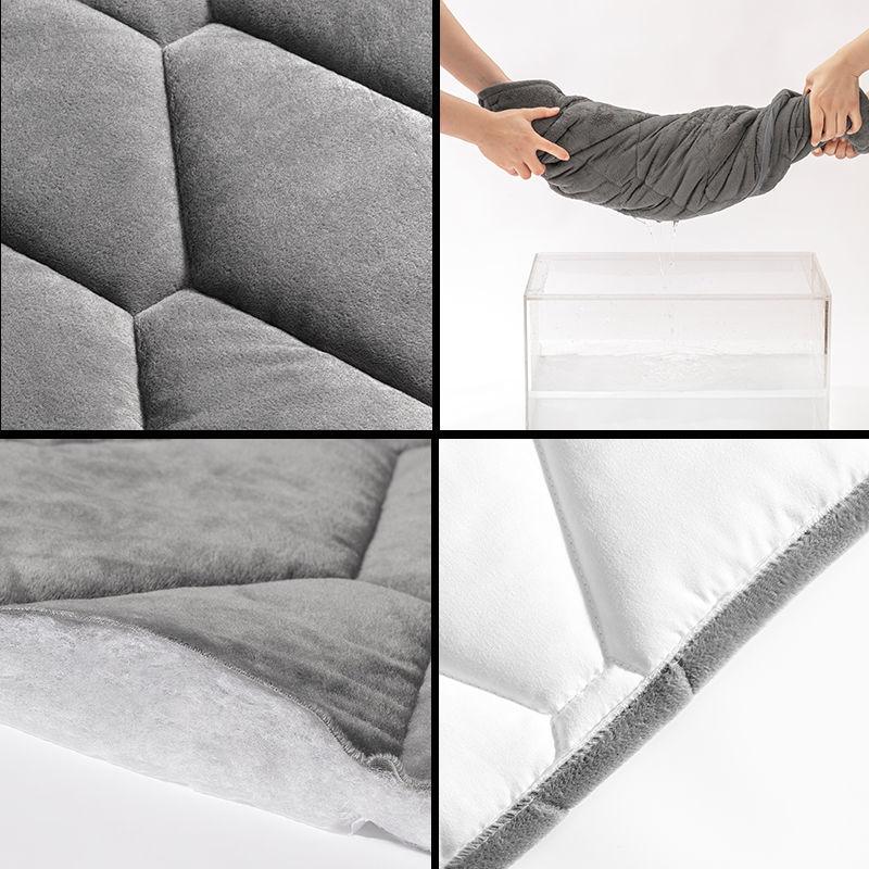 Чехол на изголовье мягкого бархата, утолщенный, полностью обернутый, стеганый, универсальный, против столкновений, пылезащитный прикроватный защитный чехол