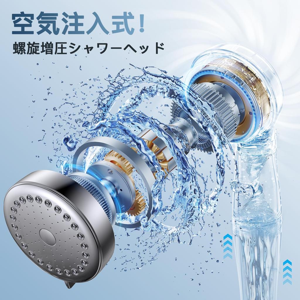 Eaimiu Shower Head Micro Nano Bubble Top Model Miracle of Chlorine Removal and Micro Shower High Water Water Saving of Over Shower Water Stop At Water