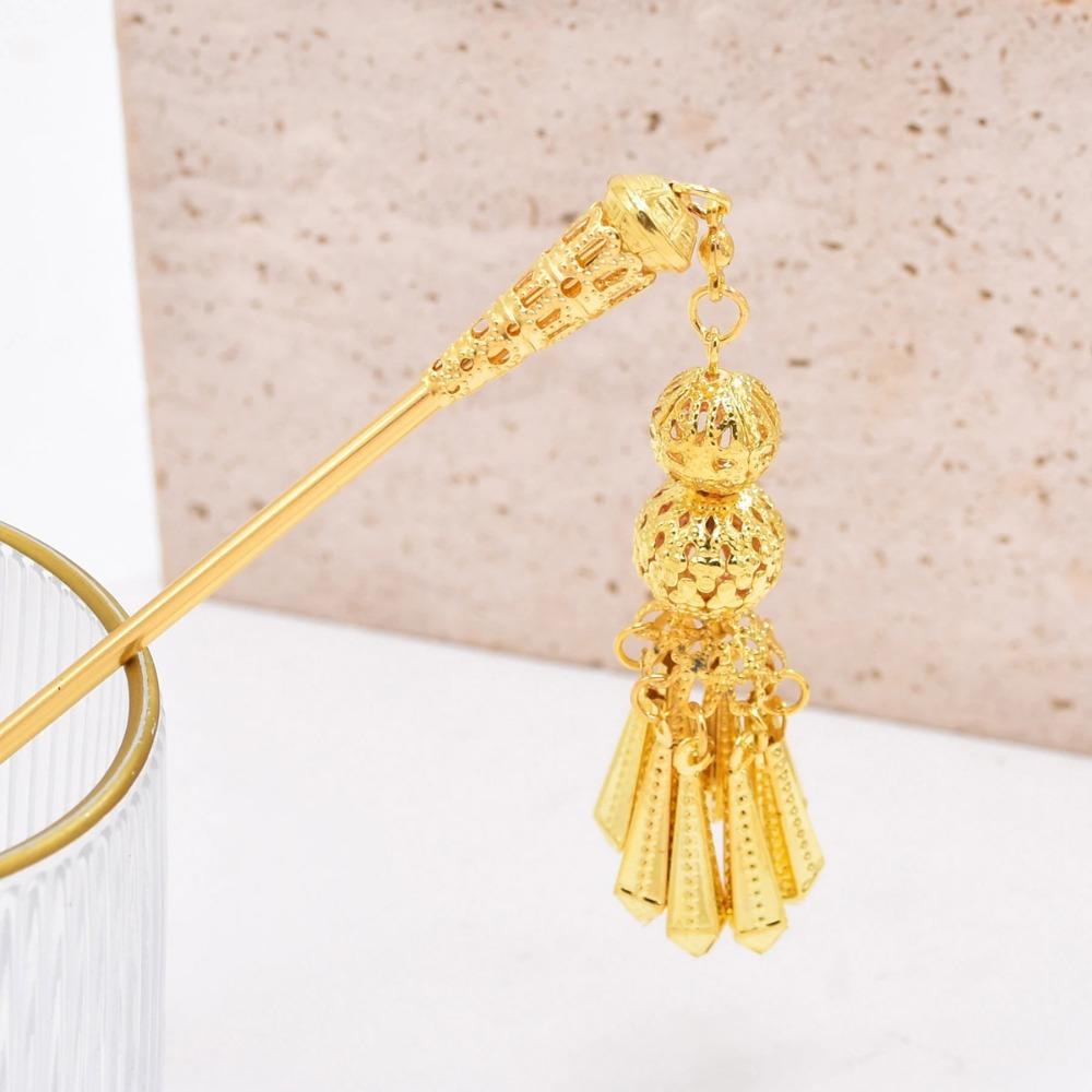 Leaves Thai Metal Flower Hair Fork Ancient Ethnic Style Hair Sticks Wedding