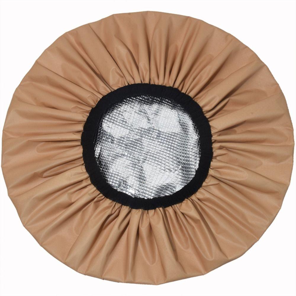 Шапочка для душа, самонагревающаяся шапочка из фольги, термостатическая, гладкая, с маслом для волос, шапочка для выпечки, ванная комната