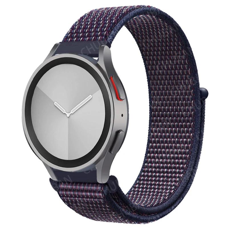 Nylon Loop Band For Samsung Galaxy Watch 6/5/pro/4/Classic/active 2 43-47-44mm 20mm/22mm Sport Bracelet Huawei Gt 4/2/e/3 Strap