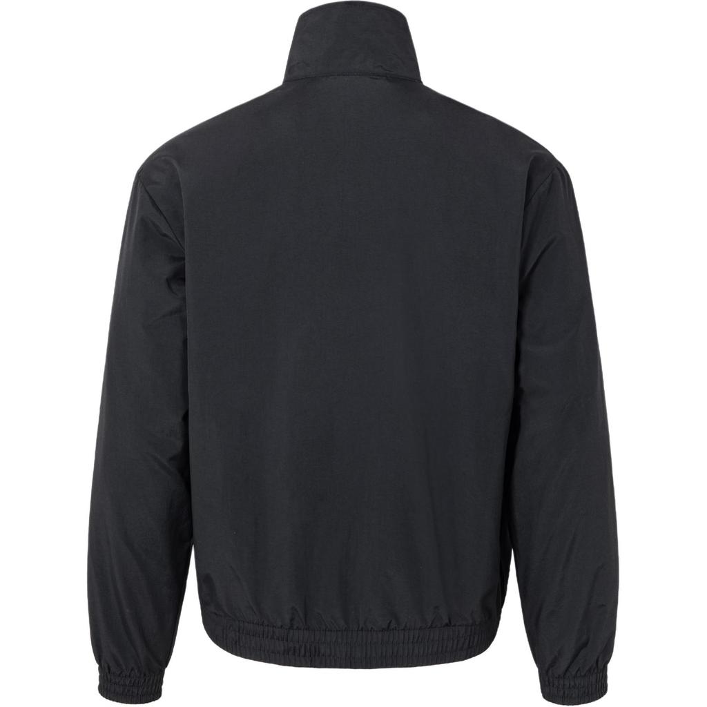 adidas Оригинальная мужская куртка Firebird Woven Stand Collar Retro Fashion Loose Versatile Logo Jacket Black KB2466