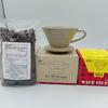 Набор зерен и бумаги для кофе Kalita MI185 Kalita Mino Ware x Wave Dripper Керамические чашки Специальный Роши 50 шт. 3 предмета 2-4 KWF-185 ((Песочно-бежевый), Фасоль)