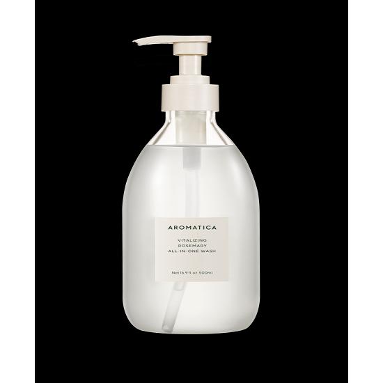 AROMATICA Body Wash 500ml (Choose One of Two Types: Seren/Rosemary All-in-One)