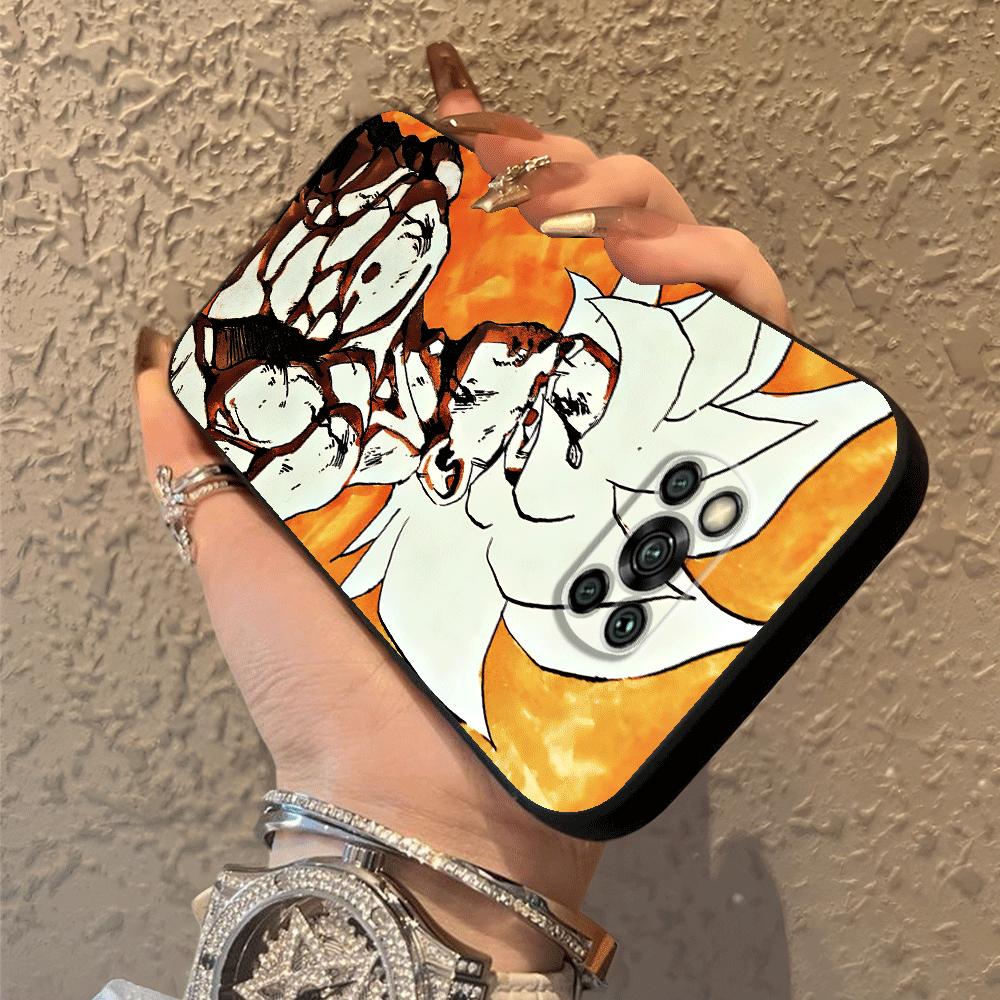 Dragon Ball Goku Cartoon Black Soft Phone Cover Case for Xiaomi Poco F8 M5 C50 M3 M4 M7 Pro C75 C71 C61 F3 F1 X3 X4 X5 X7 Pro