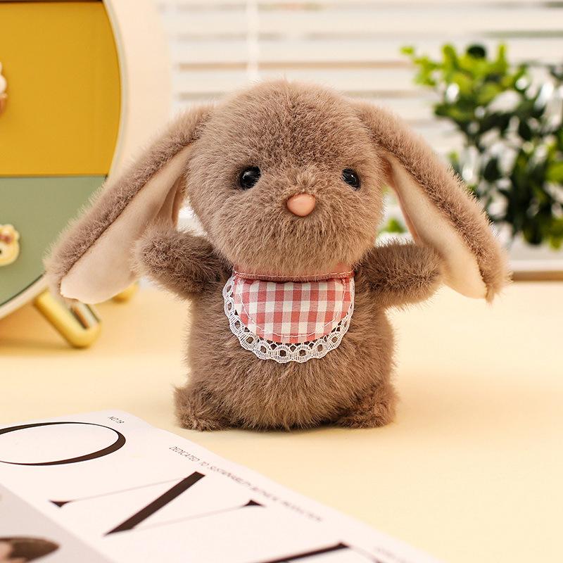 Bunny Plush Keychain Doll Machine Pendant Student Schoolbag Backpack Pendant Small Toys Boutique Girls Jewelry