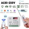 Universal WIFI Garage Door Remote Control Receiver 2CH Controller Smart Switch RF 433 868MHz Tuya Frequency 280-915MHz 85-250V