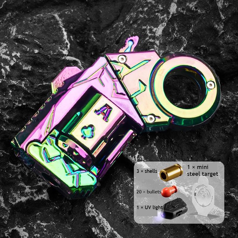 Металлический сплав, выбрасывающий гильзы, набор игрушечного пистолета, забавная стрельба, сенсорная игрушка, снятие стресса, EDC, гаджет для офисного стола, подарок для мальчиков, взрослых