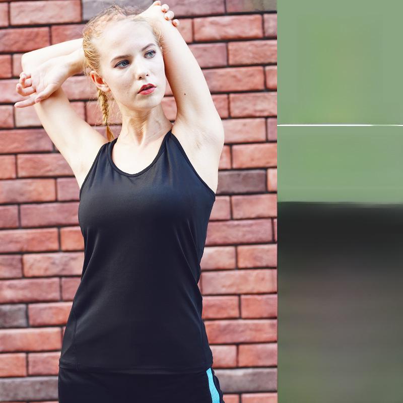 Женская майка для йоги — облегающий спортивный жилет без рукавов для бега и многослойной одежды