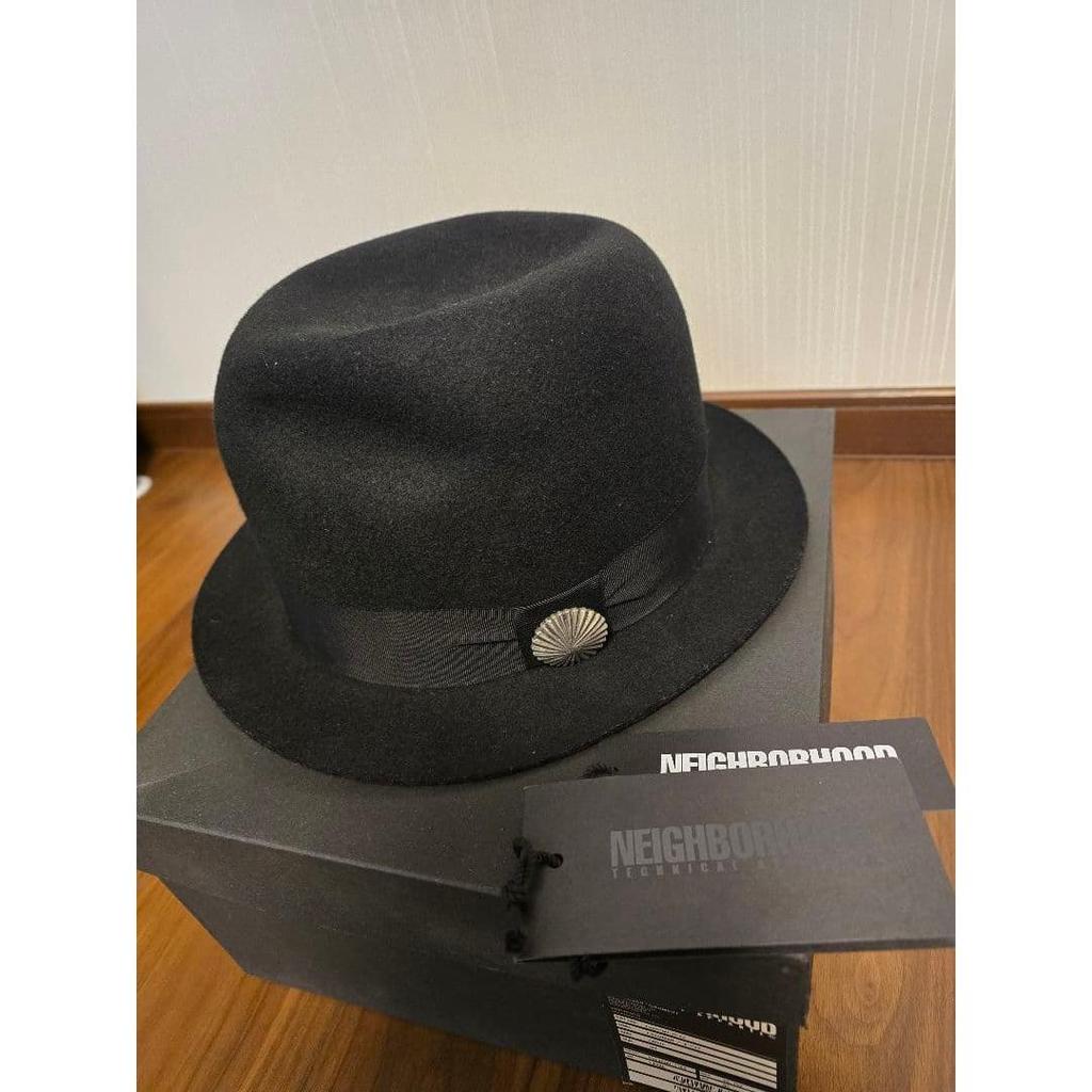 Б/у Хорошее состояние NEIGHBORHOOD с кончо ШЛЯПА WOOLHAT черная L с коробкой