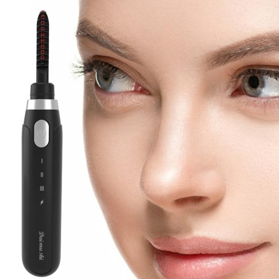 Портативные электрические щипцы для завивки ресниц с 3 настройками температуры Перезаряжаемые щипцы для завивки ресниц с подогревом, срок службы 24 часа, естественный инструмент для подтяжки ресниц