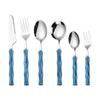 Refined Bamboo Handle Cutlery Set Stainless Steel Suitable for Home Kitchens and Gifts