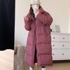 Женское осеннее и зимнее пальто с капюшоном, свободное до колена, студенческое утолщенное теплое пальто в стиле сестры