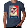 English Bulldog Dog Portrait Pop Art T-Shirt animal prinfor boys vintage clothes quick-drying t shirt men