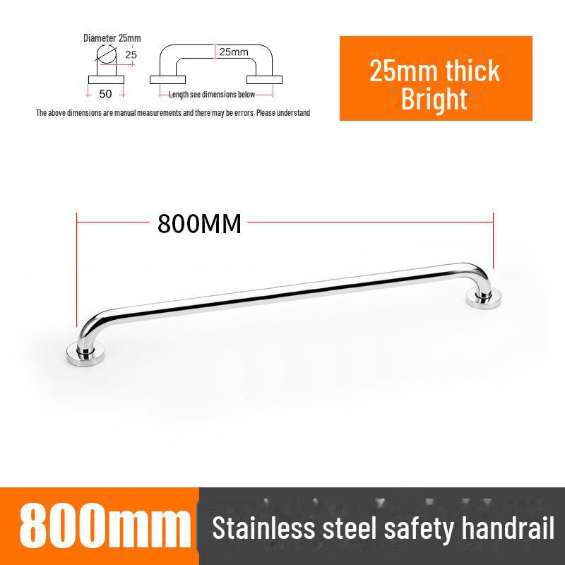 304 Stainless Steel Barrier-Free Bathroom Safety Handrail for Disabled and Elderly