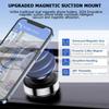 Car Magnetic Phone Holder Vacuum Adsorption Holder Portable Mobile Car Holder With Storage Station Bracket For Live Stream