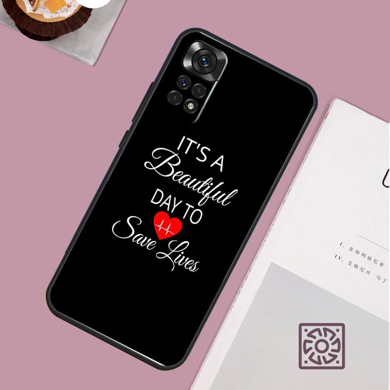 Чехол для телефона 'Медицинский работник Медсестра' для Xiaomi Redmi Note 13 12 12S 12C 13C 10 10C 9 9C 10S 11S 11 Pro Мягкий чехол