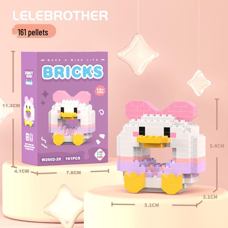 Совместимые с Lego микро строительные блоки мультяшные фигурки - детские развивающие настольные игрушки