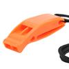 8PCS KS 923 Plastic Water Sports Emergency Survival Outdoor Double Frequency Multifunction Whistle AccessoryOrange