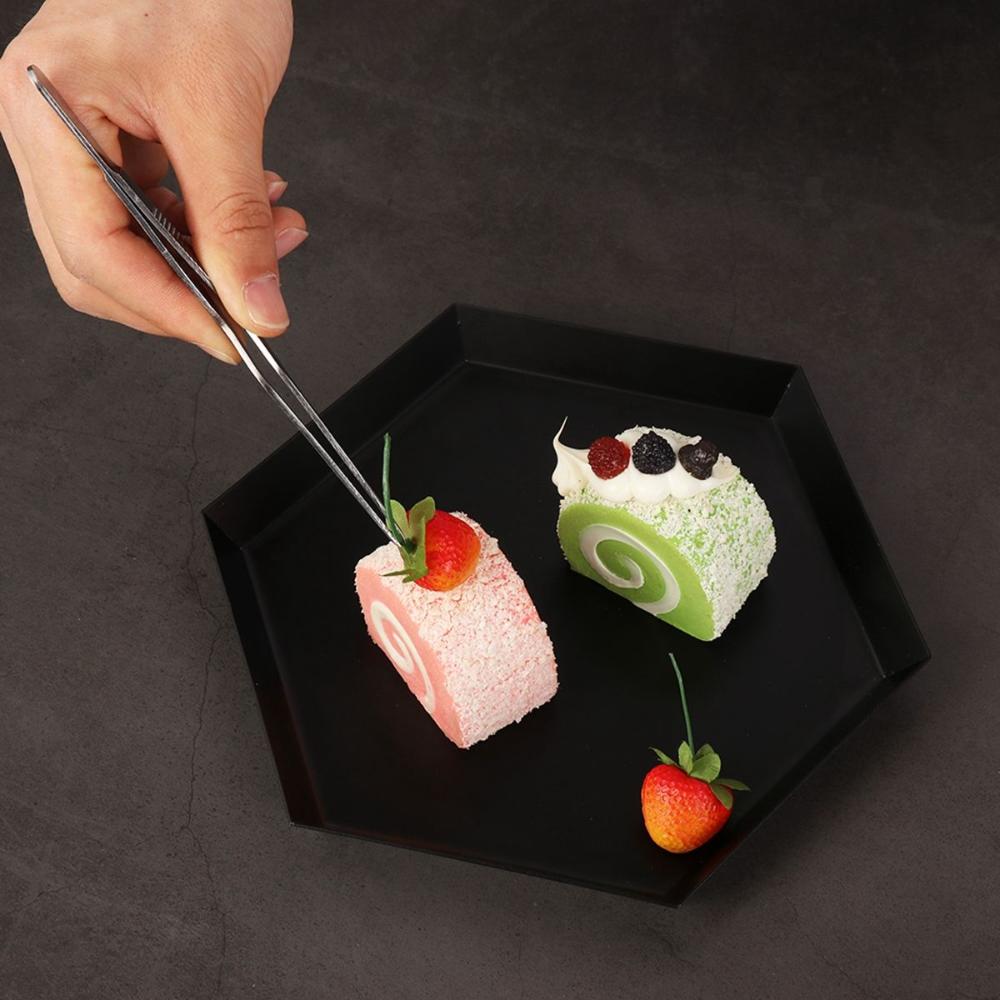 Сервировка Презентация Кухонный Инструмент Шеф-Повар Пищевой Пинцет Из Нержавеющей Стали Щипцы Для Барбекю Плоскогубцы Зажим Для Барбекю