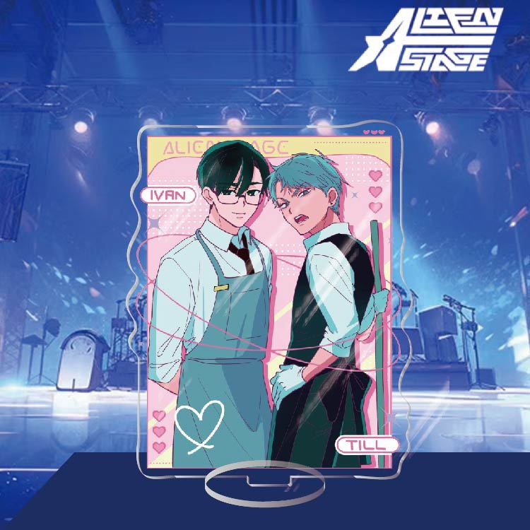 Аниме специальная форма сцены периферийный акриловый стоячий знак Mizisua, настольное украшение