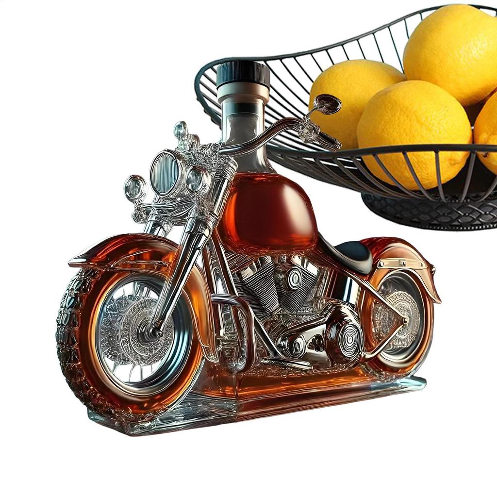 Glass Whisky Decanter Bottles Motorcycle Wine Decanter Vintage Liquor Aerator Desk Decor Champagne Glasses Decanter Bottle
