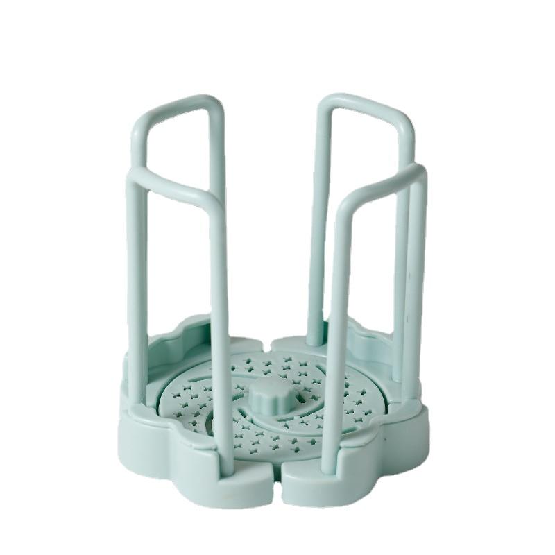 Многофункциональная полка для кухонной мойки с выдвижным сливным лотком и вращающейся корзиной