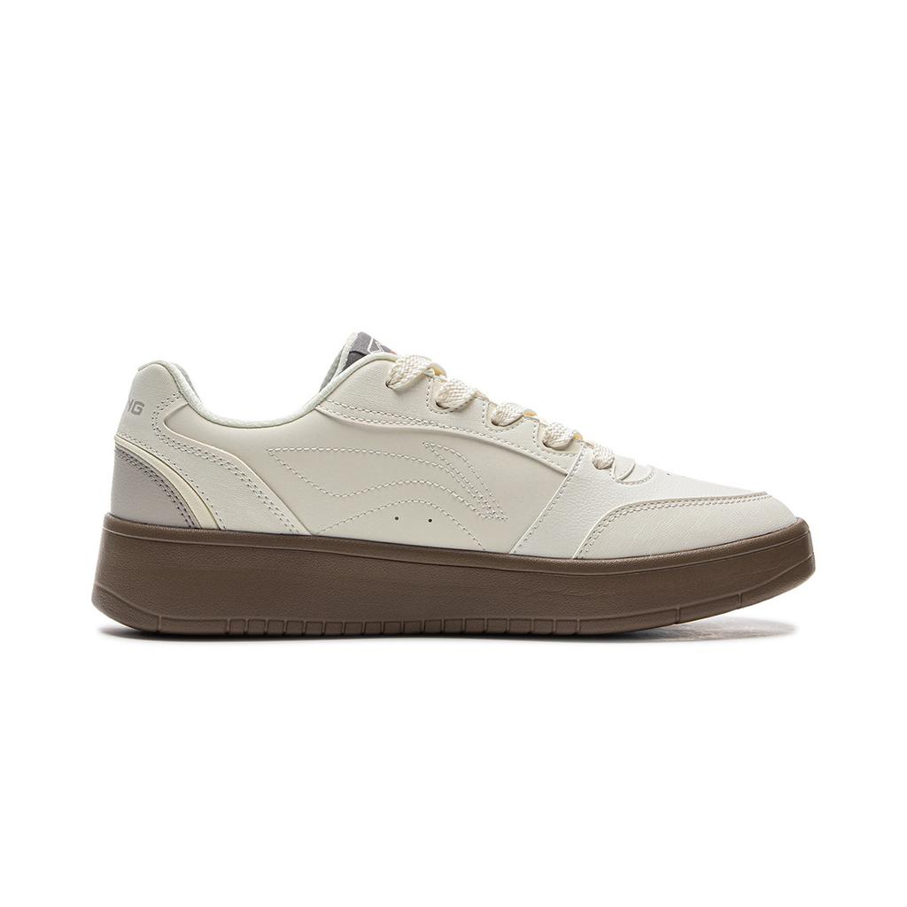 Li Ning Yuan Bao V3 Классические модные белые кроссовки в стиле ретро Универсальные толстые подошвы Удобные нескользящие износостойкие низкие кроссовки для скейтбординга AGCV107-5