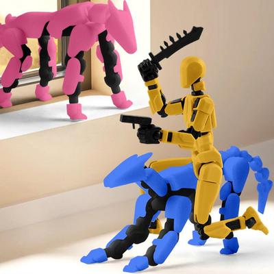 Фигурка собаки многосуставная подвижная регулируемые локти 3D-печатная фигурка гончей позируемая шарнирная модель робота-собаки