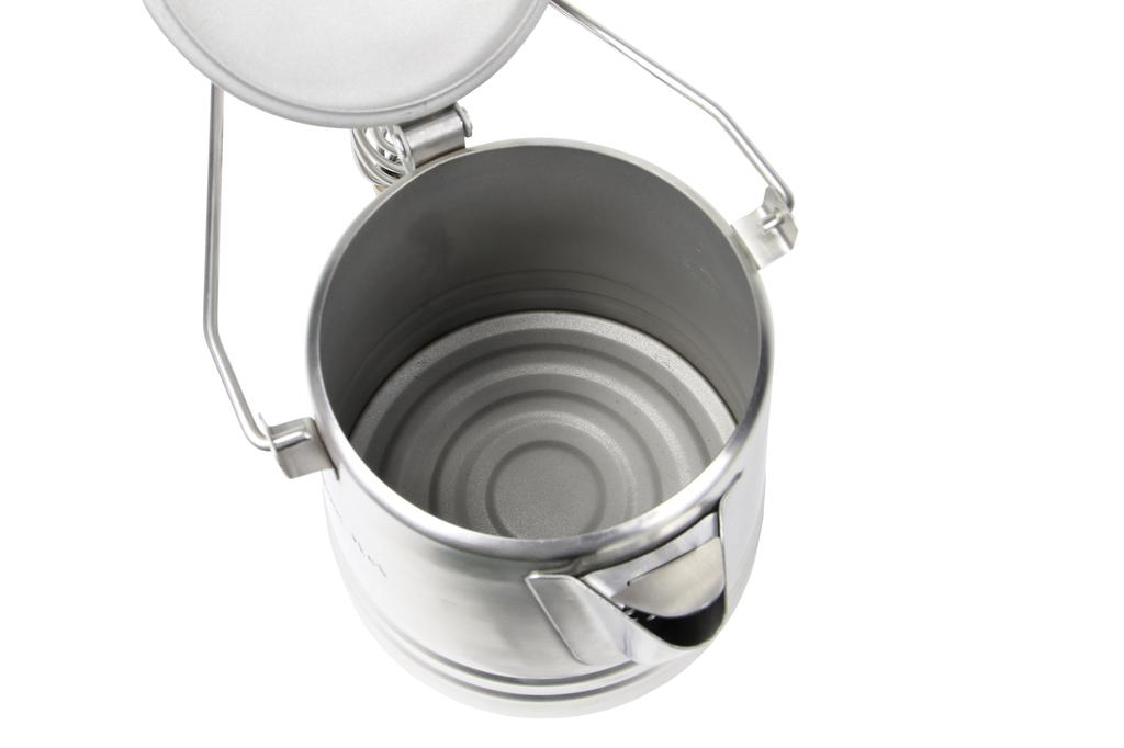 Чайник из нержавеющей стали Tenmaku Design, походный чайник для костра, чайник для воды, прямой огонь, с крышкой, для кемпинга, готовки, 2,0 л