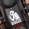 Наклейка Respect for Bikers - Крутая наклейка с изображением мотоциклиста для автомобиля/мотоцикла