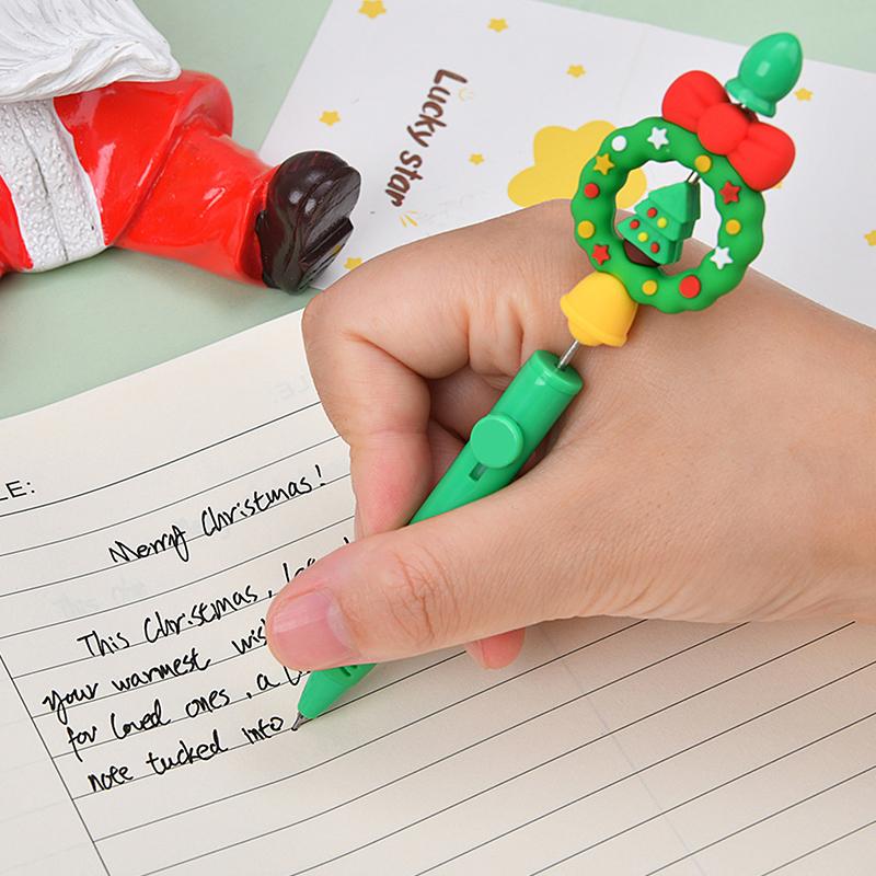 Милая гелевая ручка с бусинами на тему Хэллоуина для вечеринки на Хэллоуин, подарок для вечеринки, сувенир, детский приз, украшение