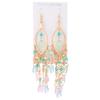 Boho Style Beaded Tassel Earrings Exquisite All-Match Lady Earrings Fashion Elegant Earring
