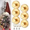 Bathroom Clothes and Hats Suction Cup Hooks for Wreaths Stainless Steel Door Hooks  for Christmas