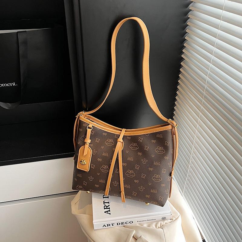 Сумка большой вместимости женская осенне-зимняя универсальная новая повседневная ретро на плечо сумка-мессенджер для поездок на работу сумка-тоут