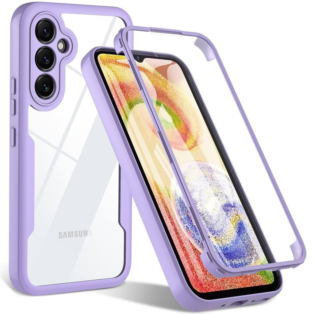 Защитная пленка на весь корпус 360, прозрачный чехол для Samsung A07 A17 A06 A16 A05S A15 A14 A26 A36 A56 A25 A55 A35 A54, противоударный