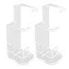 2 Pcs Sword Wall Mount Acrylic Sword Display Stand for Home Shopping Mall Cafe Bar Decor Transparent