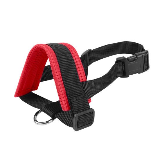 Dog Muzzle Adjustable Loop Nylon Mouth Guard Breathable Anti Barking Biting Chewing Muzzle with Reflective Straps for Small Medium Large Dog