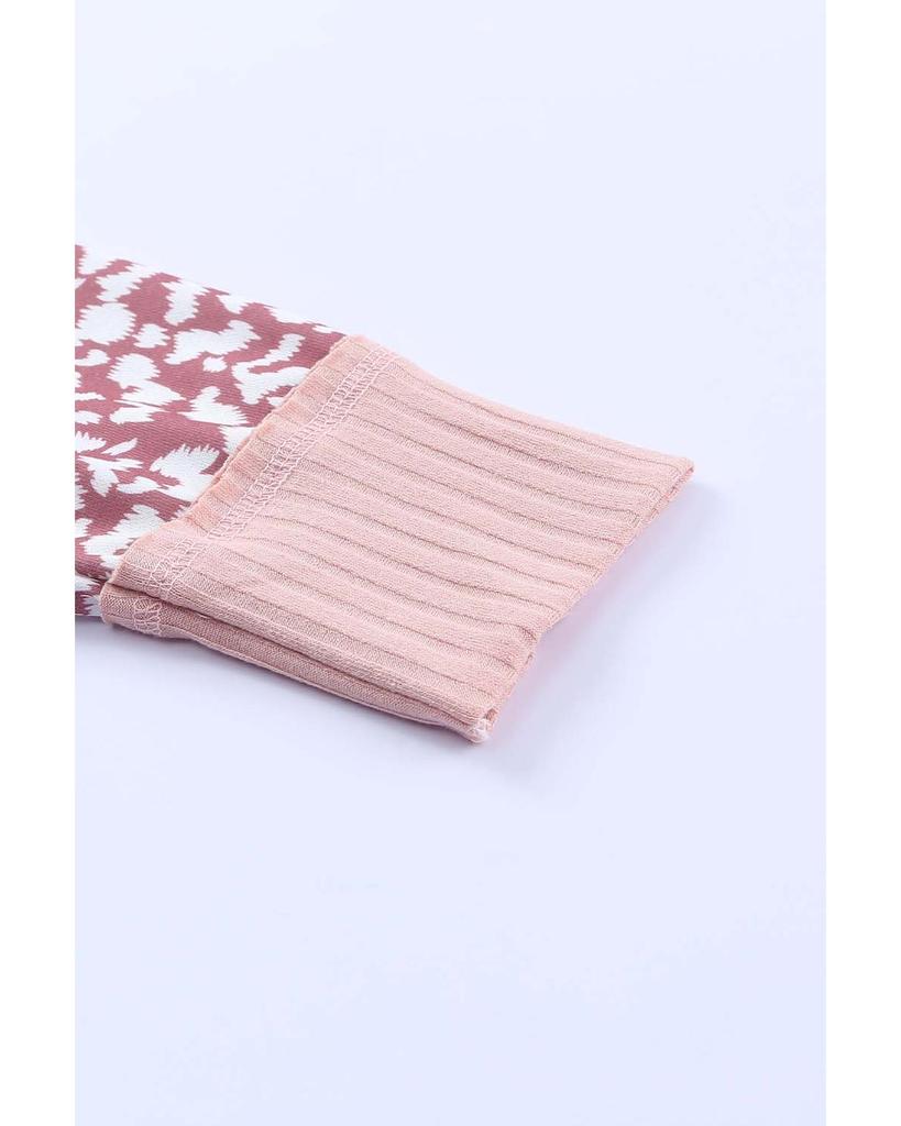 Azura Exchange Толстовка с капюшоном с леопардовым принтом