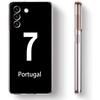Чехол для телефона с флагом Португалии Soccer 7 для Samsung Galaxy S22 5G S20 Ultra S21 FE 5G S10E S9 S8 S10 Plus Note 20 10, мягкий прозрачный чехол