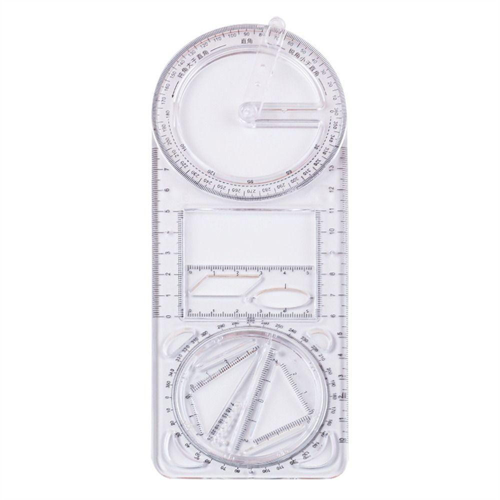 Activity Angle Geometry Ruler Multifunctional Drawing Template Drawing Ruler Children Student
