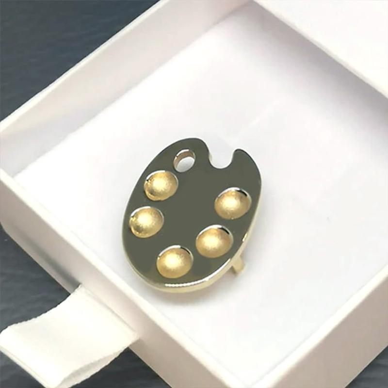 Палитра для смешивания лаков для ногтей, Палитра для нейл-арта, Маленькая палитра цветов для нейл-арта, Кольцо на палец, Легко чистить, Инструмент для маникюра