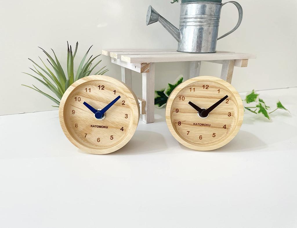 KATOMOKU Mini Clock Ash Limited Edition Brown km-125BR
