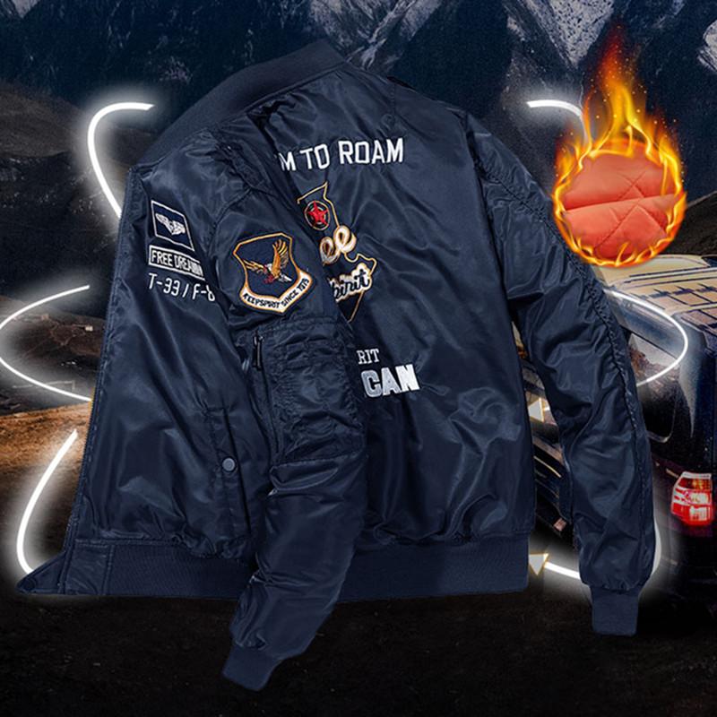 Зимняя модная куртка с воротником-стойкой, мужская куртка-бомбер, мужская ветровка, утепленные куртки, пальто, мужская одежда, повседневная куртка для инструментов