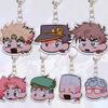 Декоративный брелок JoJo's Bizarre Adventure Кавайный кулон Аксессуары для сумки Аниме Мультфильм Мальчик Студент Аниме Мультфильм Подарок на день рождения