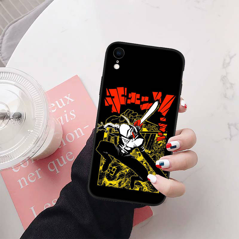 Чехол для телефона Chainsaw Man для iPhone 6 6s 7 8 11 12 13 14 15 XS Pro Max XR X SE Samsung S20 S21 S22 S23 S24 FE Ultra S8 S9 S10 Plus Lite S21S S10E