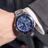 Casio Edifice Ocean Heart Classic Трехстрелочный Трехглазый Часы на Солнечной Батарее Кварцевые Мужские Часы Синие EFS-S510D-2AVUPR