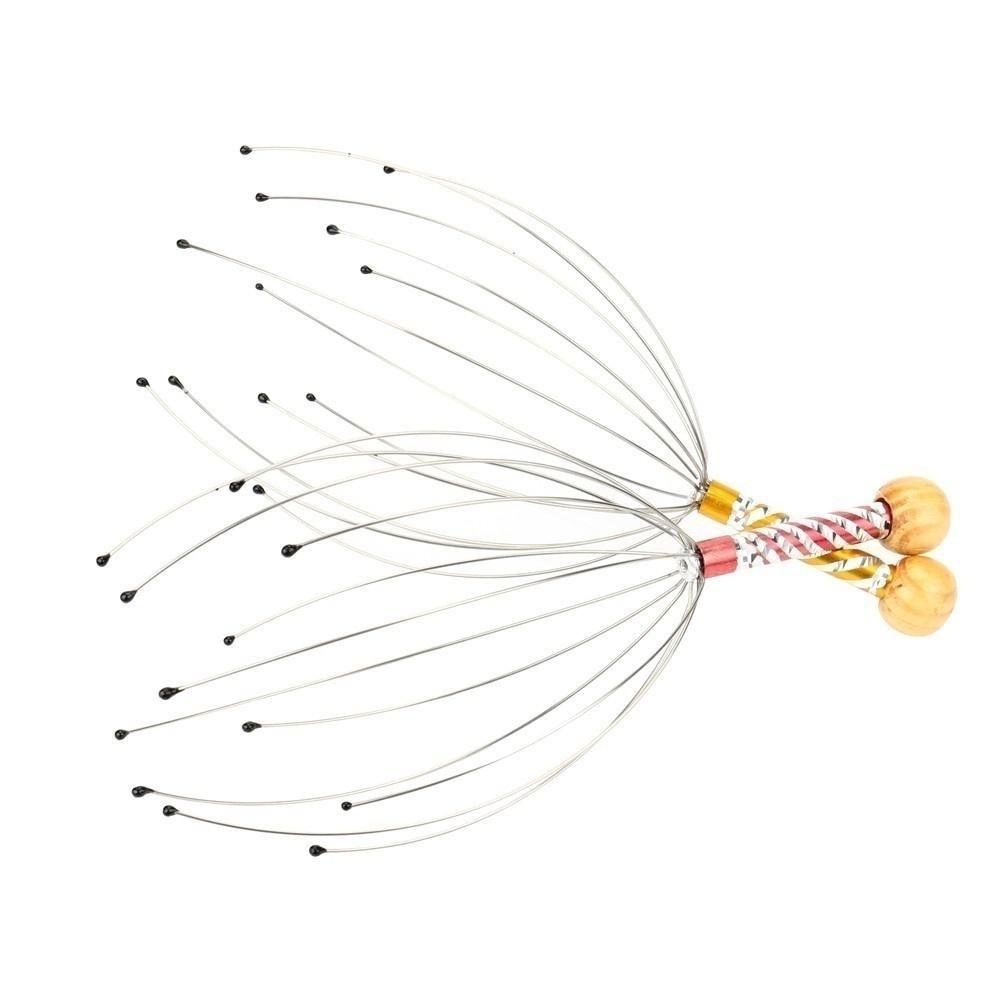 2 шт. Массажер для головы, шеи, головы, массажное оборудование «Осьминог», снятие стресса, расслабляющий инструмент