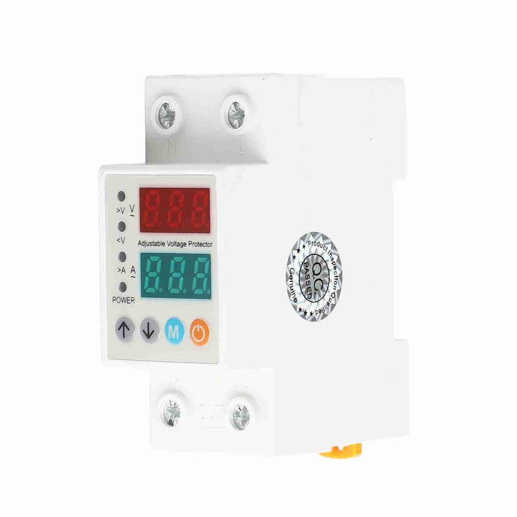 Цифровой дисплей 2P Защита по напряжению Автоматический сброс Устройство защиты от перенапряжения AC220V